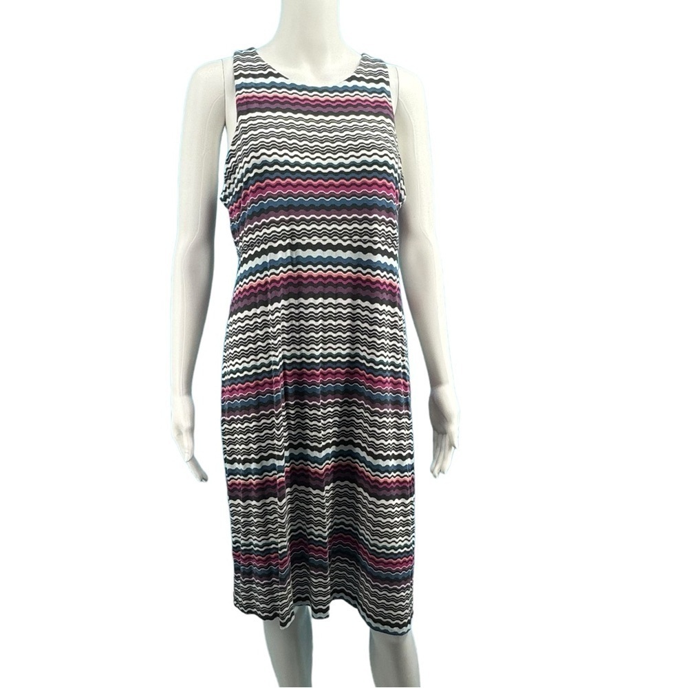 Athleta Modal Nomadic Chevron Santorini Dress Size Large Tall